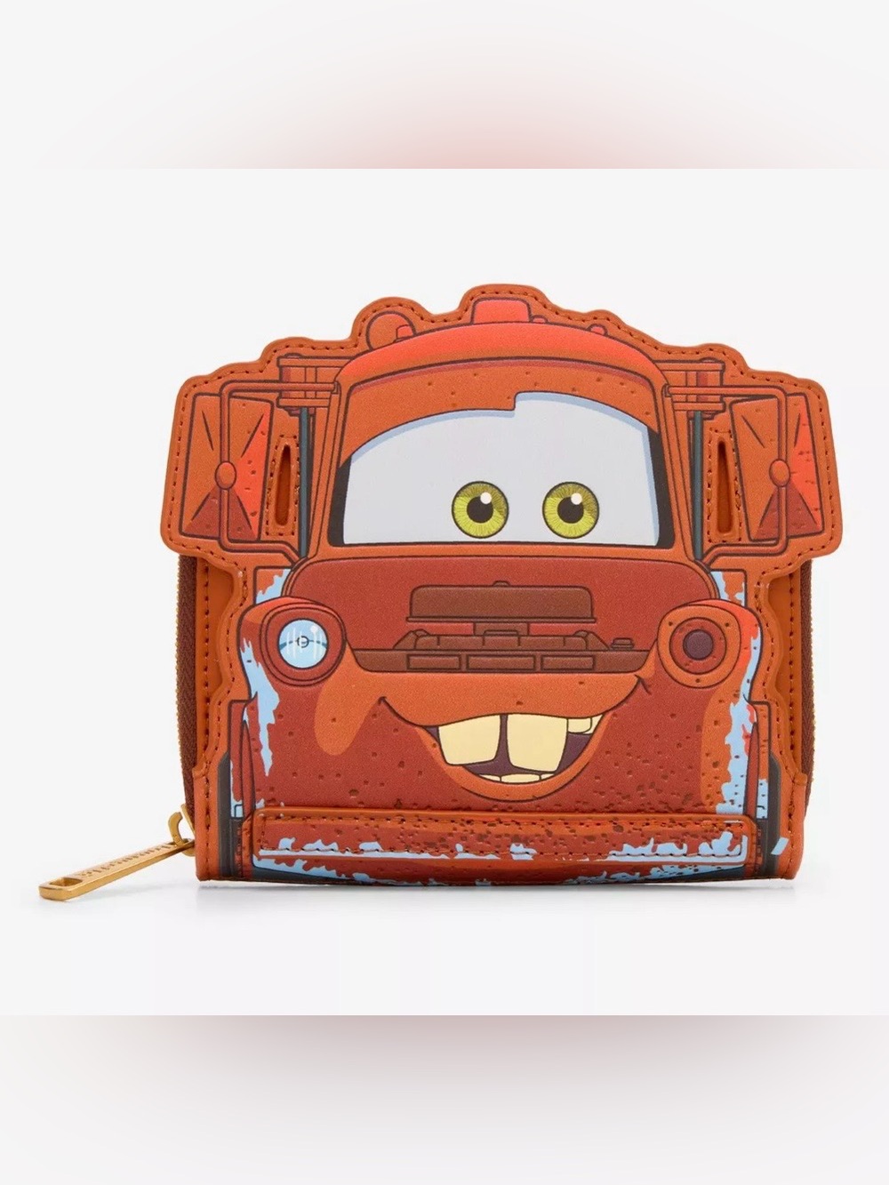 NWT Loungefly Pixar Tow Mater Zip Around Wallet in Original Packaging